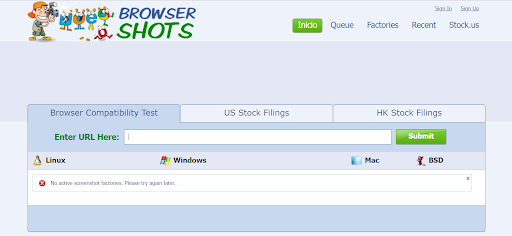 BrowserShots